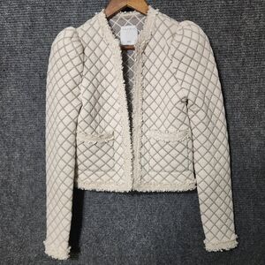 Sandro Paris Hamy Quilted Cardigan Size 0